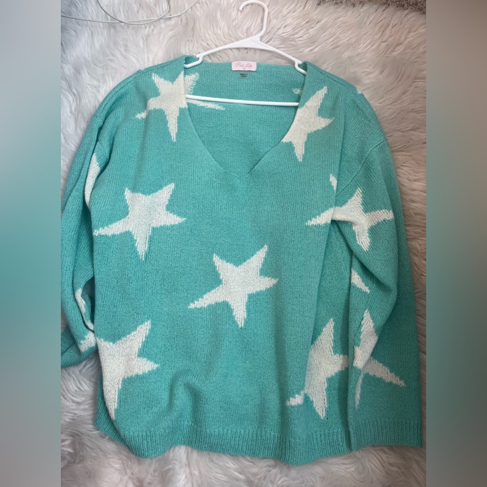Pink Lily star sweater